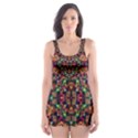 Luxury Boho Baroque Skater Dress Swimsuit View1