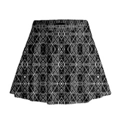 Number Art Mini Flare Skirt