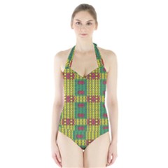 Oregon Delight Women s Halter One Piece Swimsuit