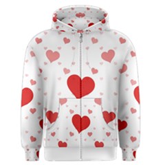 Centered Heart Men s Zipper Hoodie by TRENDYcouture