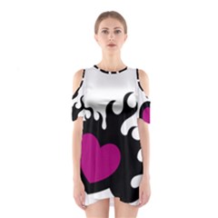 Heartflame Cutout Shoulder Dress