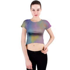 Mystic Sky Crew Neck Crop Top