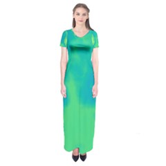 Paradise  Short Sleeve Maxi Dress