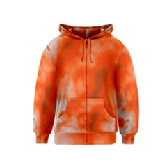 Orange Essence  Kids  Zipper Hoodie by TRENDYcouture