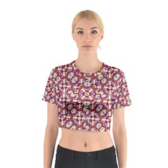 Boho Check Cotton Crop Top