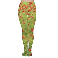 Poppy Vii Women s Tights by colorfulartwork