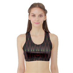 Blax In Color Women s Sports Bra With Border