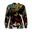 Freckles In Butterflies I, Black White Tux Cat Women s Sweatshirt View2