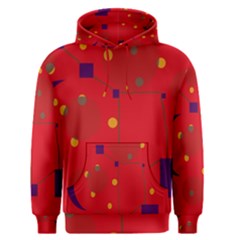 Red Abstract Sky Men s Pullover Hoodie