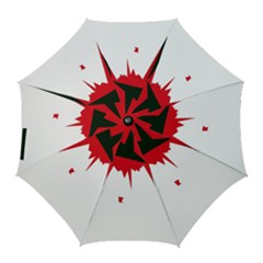 Volcano  Golf Umbrellas by Valentinaart