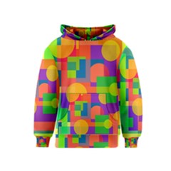 Colorful Geometrical Design Kids  Pullover Hoodie