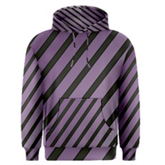 Purple Elegant Lines Men s Pullover Hoodie