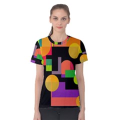 Colorful Abstraction Women s Cotton Tee