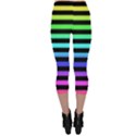 Rainbow Stripes Capri Leggings  View2