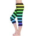 Rainbow Stripes Capri Leggings  View3