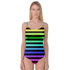 Rainbow Stripes Camisole Leotard 