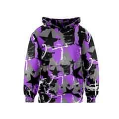 Purple Scene Kid Kids  Pullover Hoodie