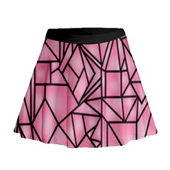 Ribbet Collage Mini Flare Skirt