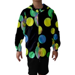 Yellow Circles Hooded Wind Breaker (kids)