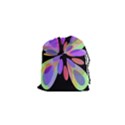 Colorful abstract flower Drawstring Pouches (XS)  View1