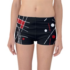 Artistic Abstraction Reversible Boyleg Bikini Bottoms