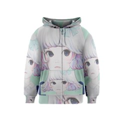 Spring Mint! Kids  Zipper Hoodie