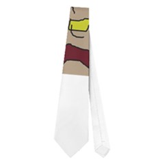 Yellow Abstraction Neckties (one Side)  by Valentinaart