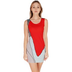 Colorful Abstraction Sleeveless Bodycon Dress by Valentinaart