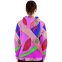 Pink abstraction Women s Zipper Hoodie View2