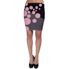 Pink Dots Bodycon Skirt by Valentinaart