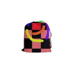 Multicolor Abstraction Drawstring Pouches (xs)  by Valentinaart