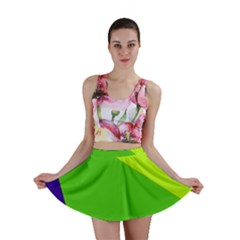 Colorful Abstract Design Mini Skirt by Valentinaart