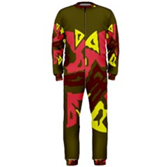 Abstract Design Onepiece Jumpsuit (men)  by Valentinaart