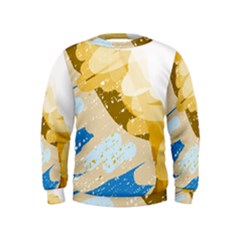 Artistic Pastel Pattern Kids  Sweatshirt