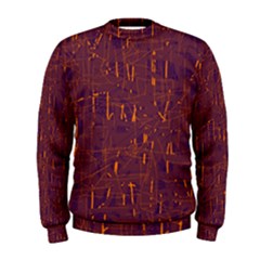 Purple Pattern Men s Sweatshirt by Valentinaart