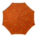 Orange pattern Golf Umbrellas View1