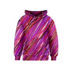 Purple Pattern Kids  Pullover Hoodie