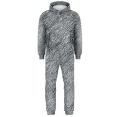 Gray Pattern Hooded Jumpsuit (men)  by Valentinaart