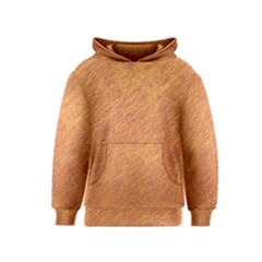 Orange Pattern Kids  Pullover Hoodie