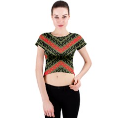 Art Digital (17)gfhhkhfdddddgnnyyr Crew Neck Crop Top by MRTACPANS