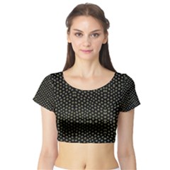 Art Digital (16)gfhhkhfdddddgnnhh];;; Short Sleeve Crop Top (tight Fit) by MRTACPANS