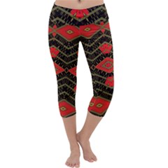 Fiction Capri Yoga Leggings by MRTACPANS