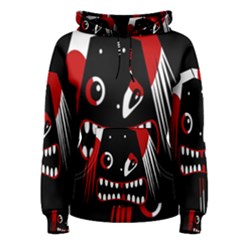 Zombie Face Women s Pullover Hoodie by Valentinaart