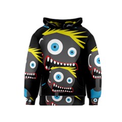 Crazy Man Kids  Pullover Hoodie by Valentinaart