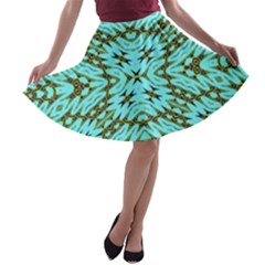 Fake Sky Night A-line Skater Skirt by MRTACPANS