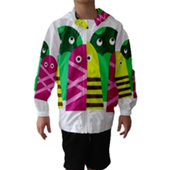 Three Mosters Hooded Wind Breaker (kids)