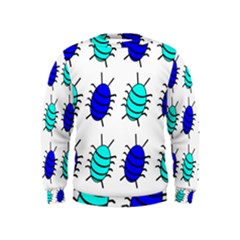 Blue Bugs Kids  Sweatshirt by Valentinaart
