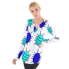 Blue Bugs Women s Tie Up Tee