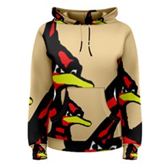 Angry Bird Women s Pullover Hoodie by Valentinaart