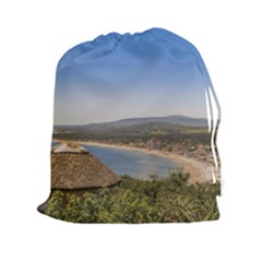 Landscape Aerial View Piriapolis Uruguay Drawstring Pouches (xxl)